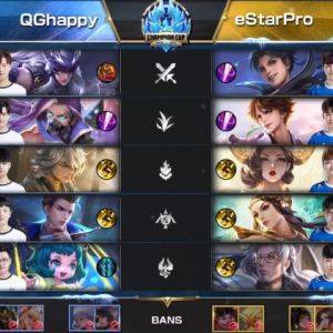 2019年王者荣耀冬冠杯总决赛G5 eStarPro vs QGhappy 全场录像回放