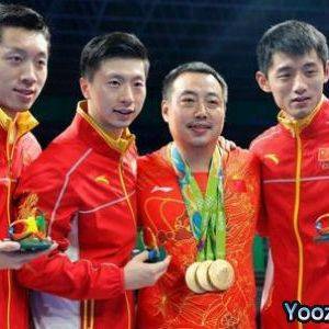 2016年奥运会中国乒乓球队包揽金牌的精彩录像集锦