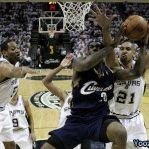 2007年NBA总决赛第一场 马刺vs骑士 全场录像及集锦