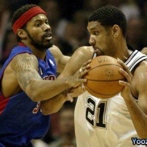 2005年NBA总决赛第二场 马刺vs活塞 全场录像及集锦
