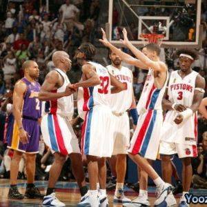 2004年NBA总决赛第三场 活塞vs湖人 全场录像及集锦