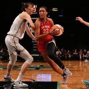 07月14日 WNBA常规赛 拉斯维加斯王牌vs纽约自由人 全场录像及集锦 ...