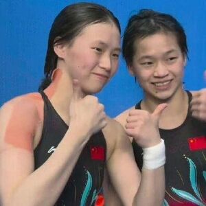 亚运跳水中国女子10米台13连冠 全红婵407C全满分