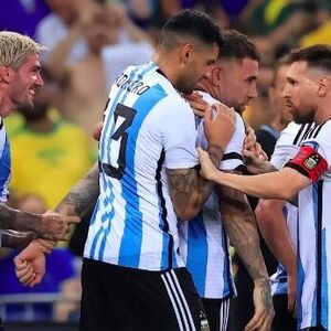 世预赛-梅西伤退奥塔门迪制胜 阿根廷1-0巴西