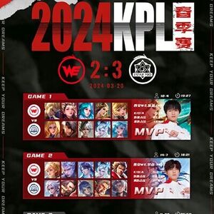 2024KPL春季赛常规赛 WE vs eStar 全场录像及集锦